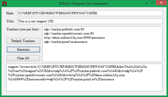 Magnet Link Generator preview image